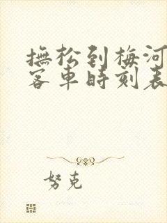 抚松到梅河口的客车时刻表