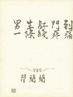 男生肛门到阴囊一条线疼痛