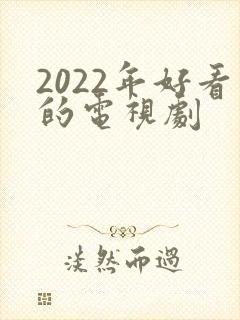 2022年好看的电视剧
