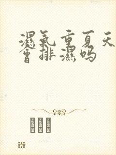 湿气重夏天出汗会排湿吗