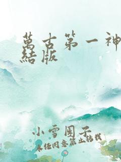 万古第一神 完结版