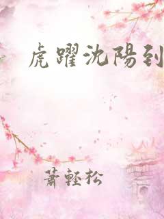 虎跃沈阳到盘锦