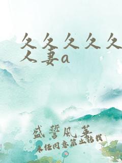 久久久久久精品人妻a