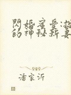 闪婚蜜爱:总裁的神秘新妻