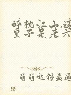 醉枕江山,这个皇子是老六在线看