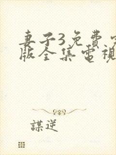 妻子3免费完整版全集电视剧