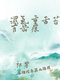 湿气重舌苔白厚有齿痕