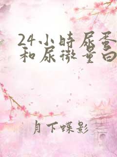 24小时尿蛋白和尿微量白蛋白