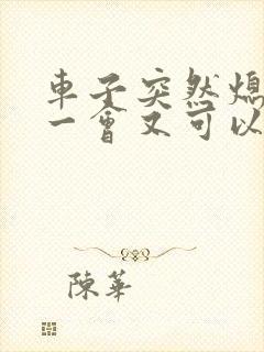 车子突然熄火过一会又可以启动