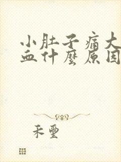 小肚子痛大便有血什么原因