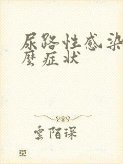 尿路性感染是什么症状