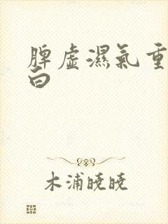 脾虚湿气重舌苔白