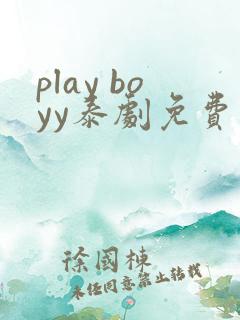 play boyy泰剧免费观看完整版