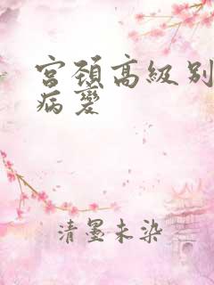 宫颈高级别上皮病变