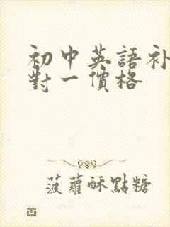 初中英语补习一对一价格