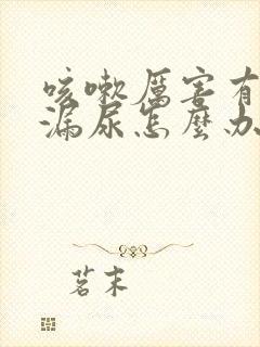 咳嗽厉害有时会漏尿怎么办