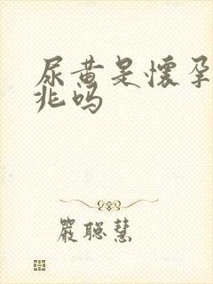 尿黄是怀孕的征兆吗