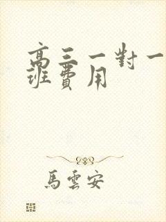 高三一对一补习班费用