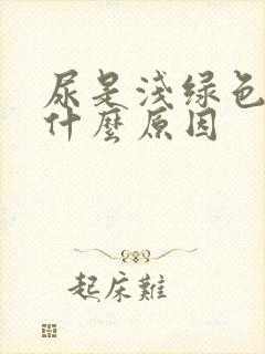 尿是浅绿色的是什么原因