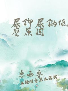 尿钾尿钠低是什么原因