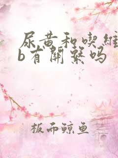 尿黄和吃维生素b有关系吗