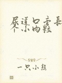 尿道口旁长了一个小肉粒