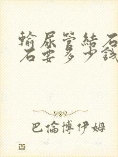 输尿管结石去粹石要多少钱