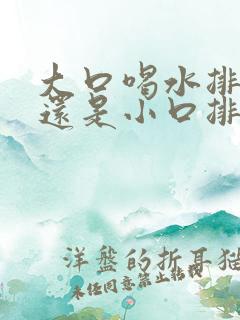 大口喝水排尿快还是小口排尿快