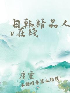 日韩精品人妻av在线