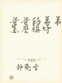 爸爸的弟弟老婆怎么称呼