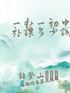 一对一初中数学补课多少钱一个小时