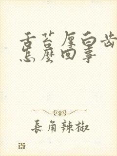 舌苔厚白齿痕是怎么回事