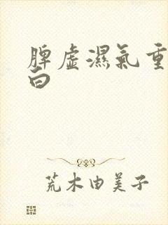 脾虚湿气重舌苔白