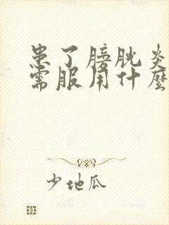 患了膀胱炎尿血需服用什么药治疗