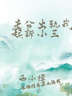 老公出轨我怎么起诉小三