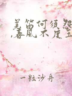 羌笛何须怨杨柳,春风不度玉门