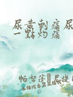 尿黄刺痛尿出来一点灼痛