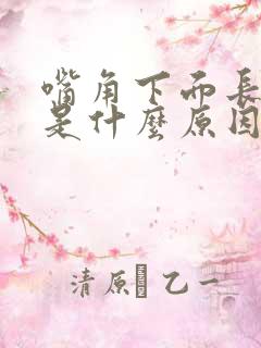 嘴角下面长水泡是什么原因