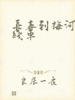 长春到梅河口跑线车