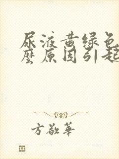 尿液黄绿色是什么原因引起的女性