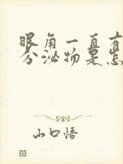 眼角一直有白色分泌物是怎么回事