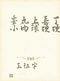 睾丸上长了一个小肉球硬硬的疼