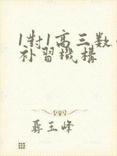 1对1高三数学补习机构