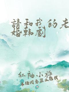 请和我的老公结婚韩剧