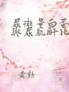 尿微量白蛋白高与尿肌酐比值