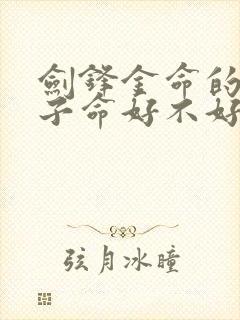 剑锋金命的女孩子命好不好