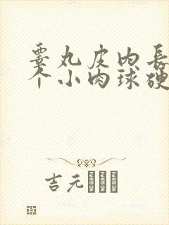 睾丸皮内长了一个小肉球硬硬的