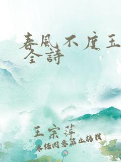 春风不度玉门关 全诗