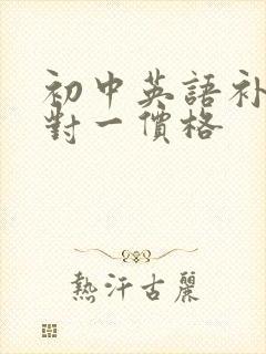 初中英语补习一对一价格