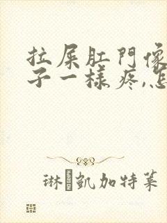 拉屎肛门像裂口子一样疼,怎么回事